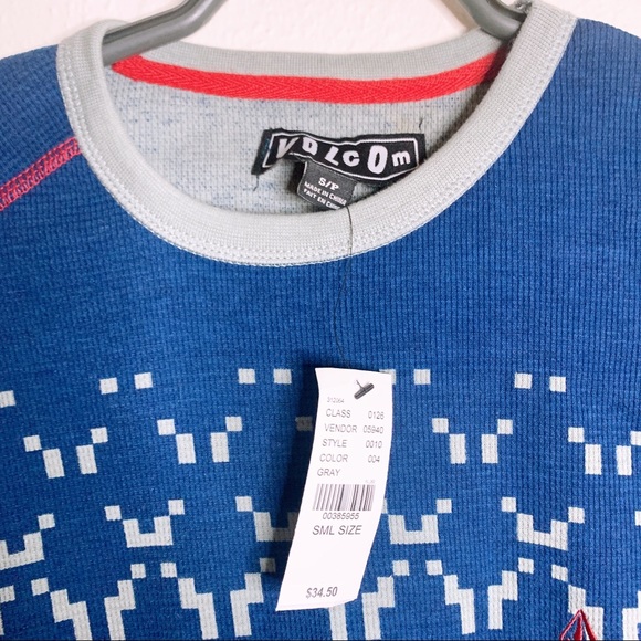 VOLCOM NWT thermal sweater - Picture 3 of 4